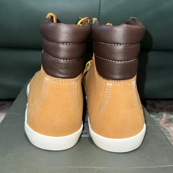 🛑SOLD🛑 Timberland Women’s Dausette Sneaker Boot, Wheat Nubuck, Size: 10M *NEW* - Picture 5 of 8